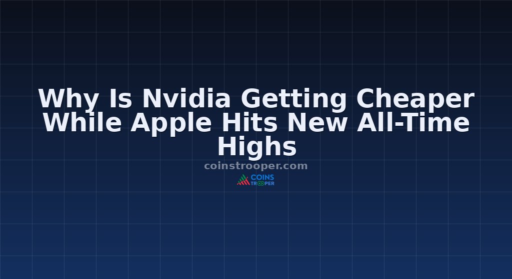 Why Is Nvidia Getting Cheaper While Apple Hits New All-Time Highs