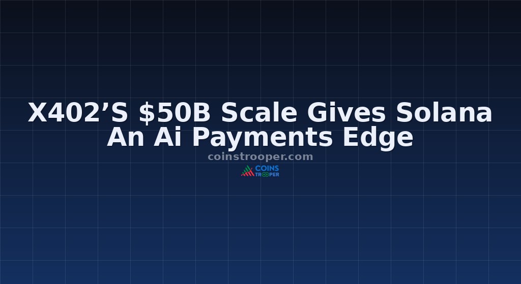 X402’S $50B Scale Gives Solana An Ai Payments Edge