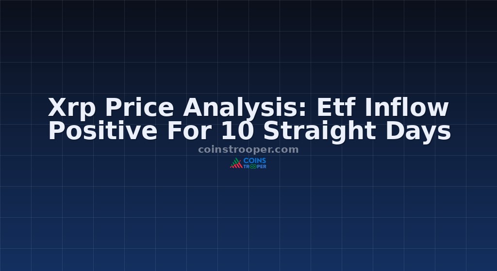 Xrp Price Analysis: Etf Inflow Positive For 10 Straight Days