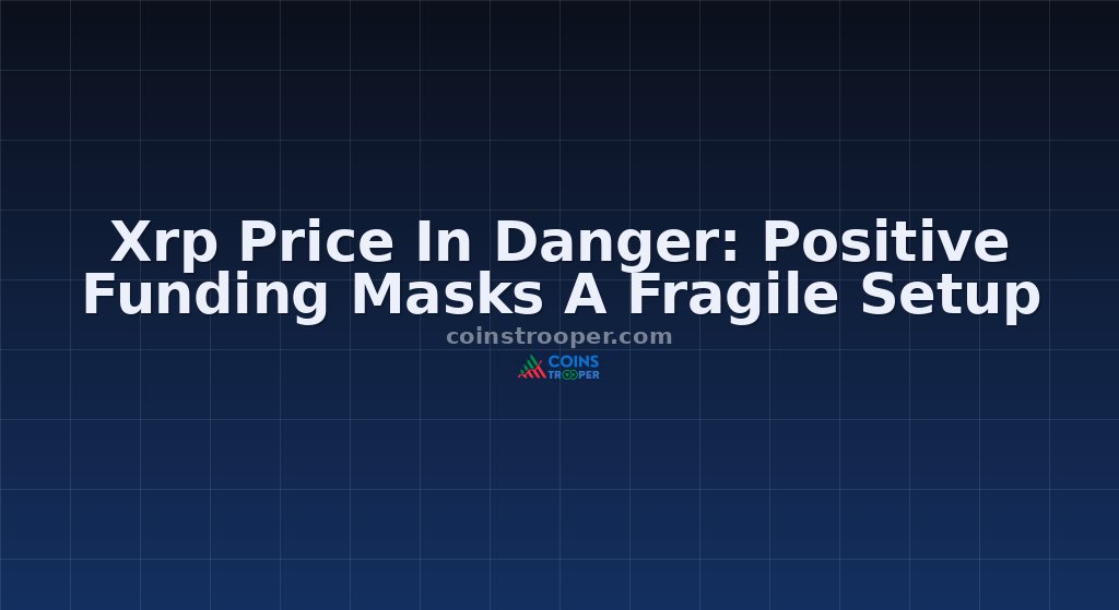 Xrp Price In Danger: Positive Funding Masks A Fragile Setup