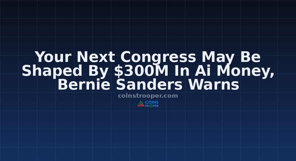 Your Next Congress May Be Shaped By $300M In Ai Money, Bernie Sanders Warns