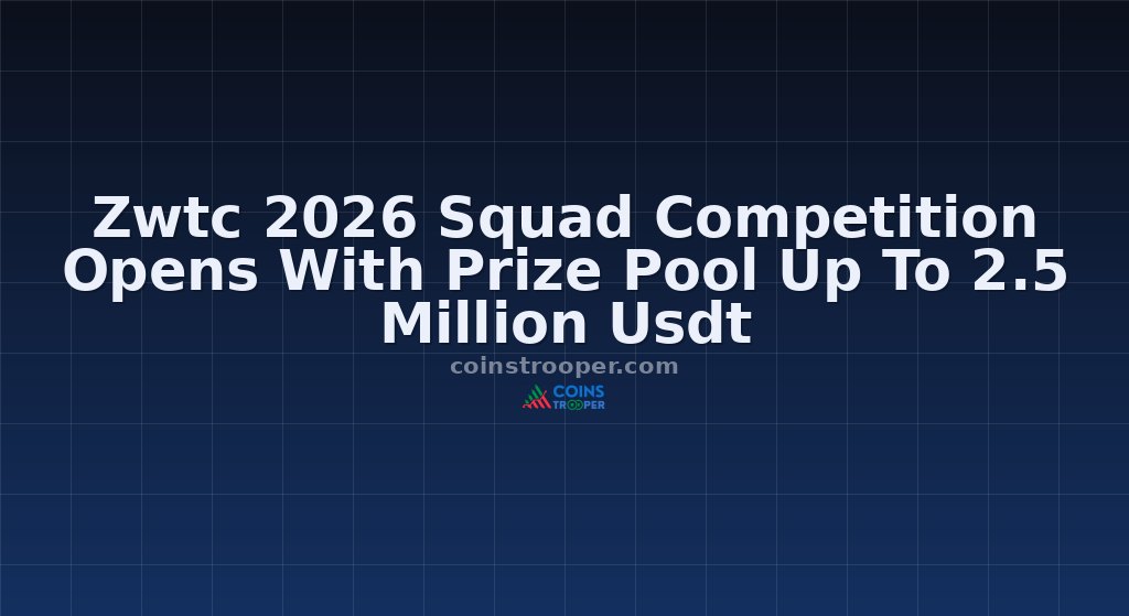 Zwtc 2026 Squad Competition Opens With Prize Pool Up To 2.5 Million Usdt 