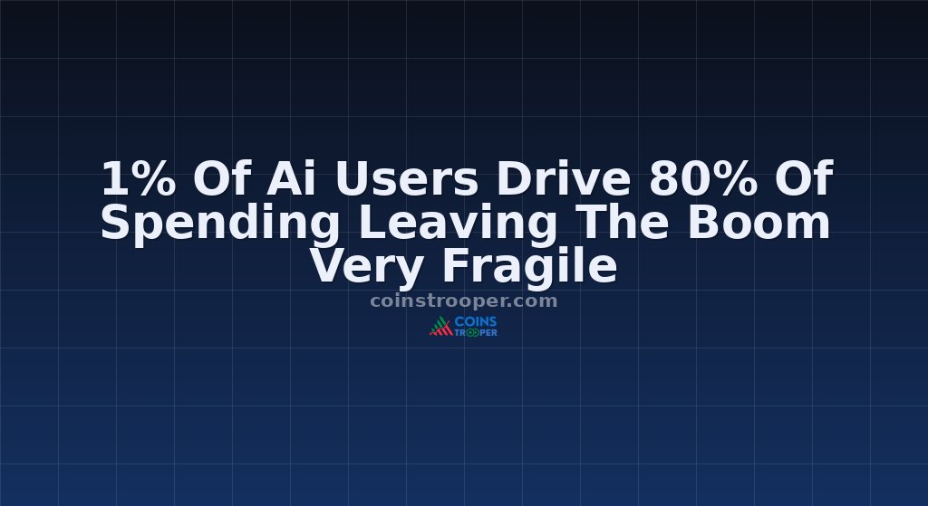 1% Of Ai Users Drive 80% Of Spending Leaving The Boom Very Fragile