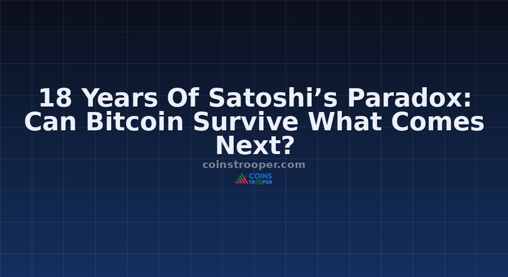 18 Years Of Satoshi’s Paradox: Can Bitcoin Survive What Comes Next?
