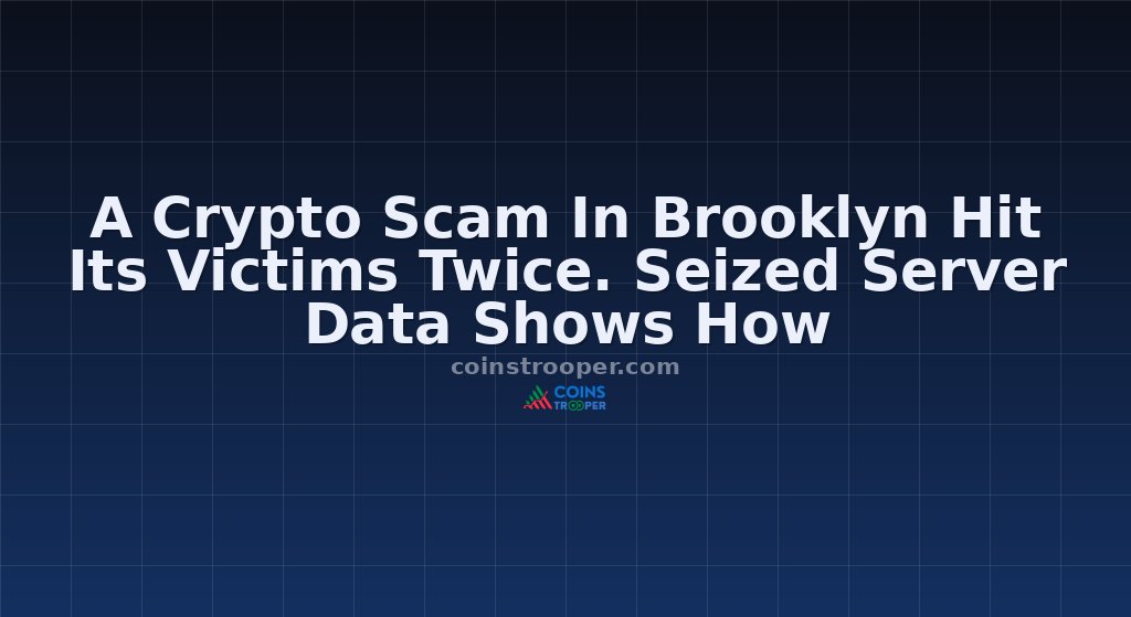 A Crypto Scam In Brooklyn Hit Its Victims Twice. Seized Server Data Shows How