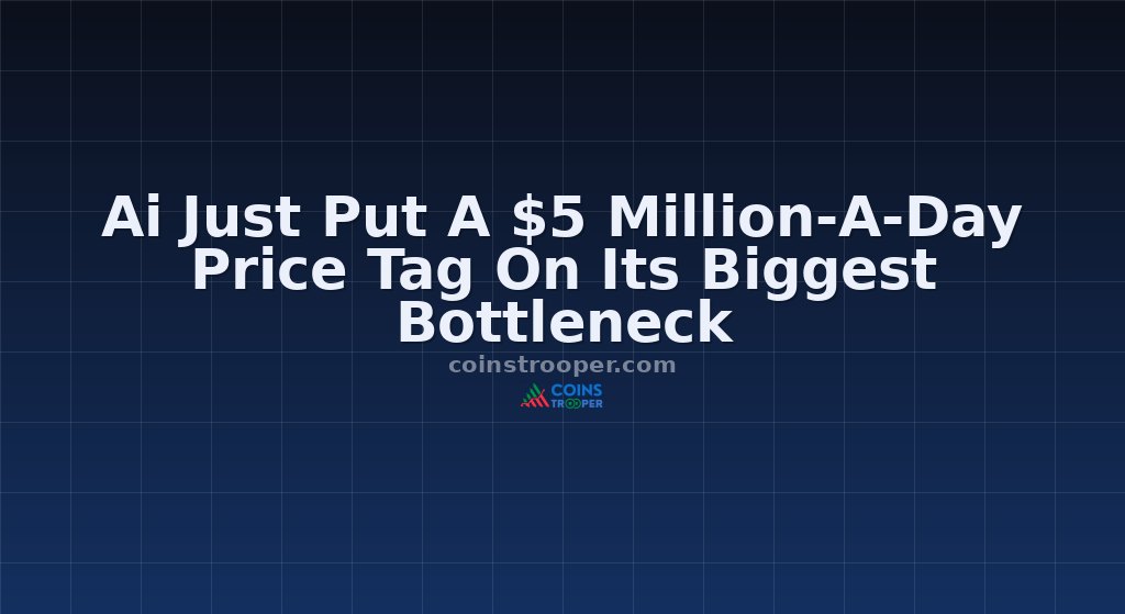 Ai Just Put A $5 Million-A-Day Price Tag On Its Biggest Bottleneck