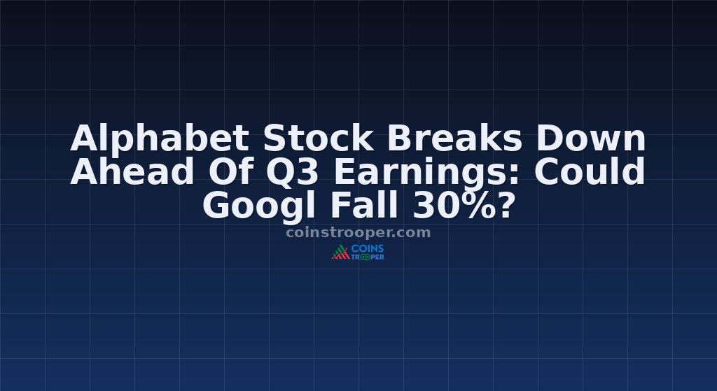 Alphabet Stock Breaks Down Ahead Of Q3 Earnings: Could Googl Fall 30%?