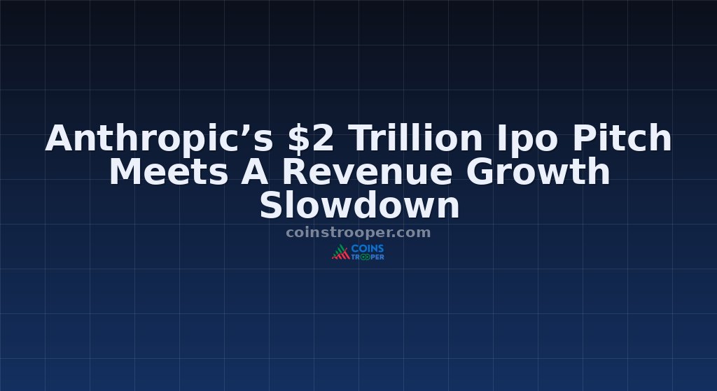 Anthropic’s $2 Trillion Ipo Pitch Meets A Revenue Growth Slowdown