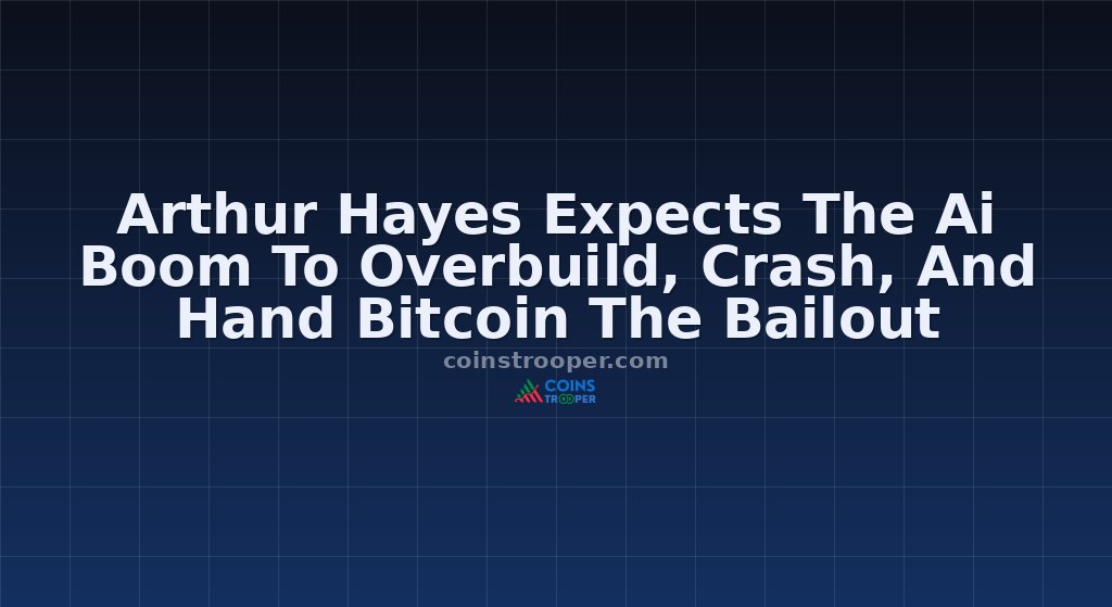 Arthur Hayes Expects The Ai Boom To Overbuild, Crash, And Hand Bitcoin The Bailout