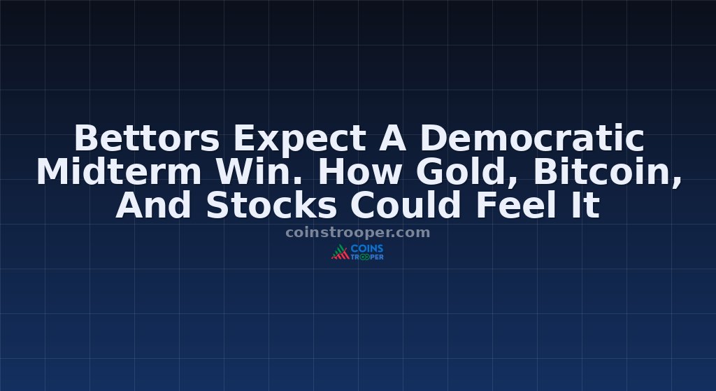 Bettors Expect A Democratic Midterm Win. How Gold, Bitcoin, And Stocks Could Feel It