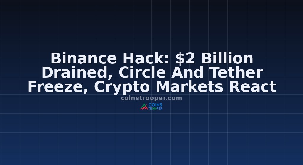 Binance Hack: $2 Billion Drained, Circle And Tether Freeze, Crypto Markets React
