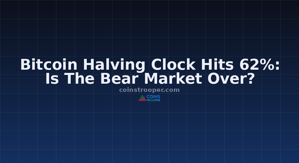 Bitcoin Halving Clock Hits 62%: Is The Bear Market Over?