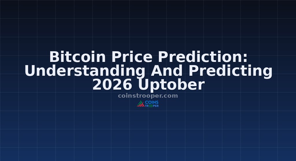 Bitcoin Price Prediction: Understanding And Predicting 2026 Uptober