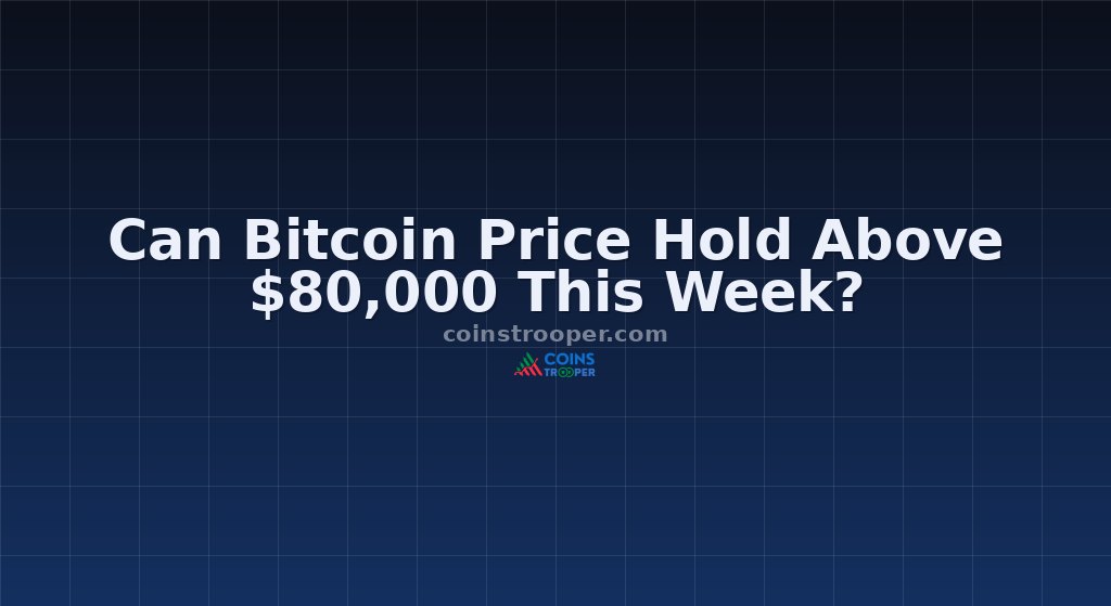Can Bitcoin Price Hold Above $80,000 This Week?