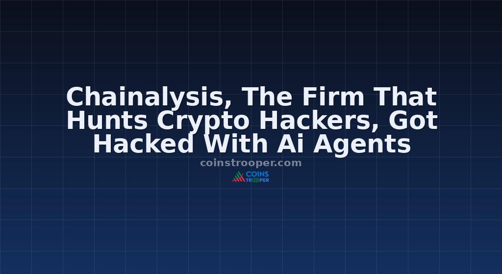 Chainalysis, The Firm That Hunts Crypto Hackers, Got Hacked With Ai Agents