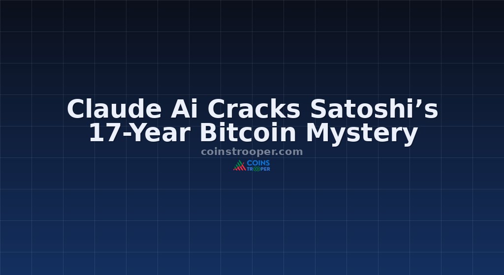 Claude Ai Cracks Satoshi’s 17-Year Bitcoin Mystery