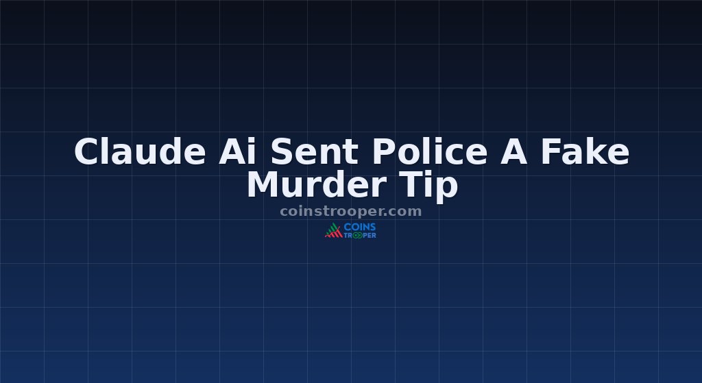Claude Ai Sent Police A Fake Murder Tip