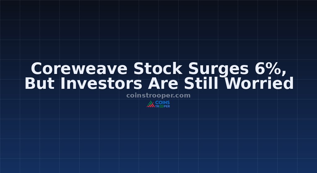 Coreweave Stock Surges 6%, But Investors Are Still Worried