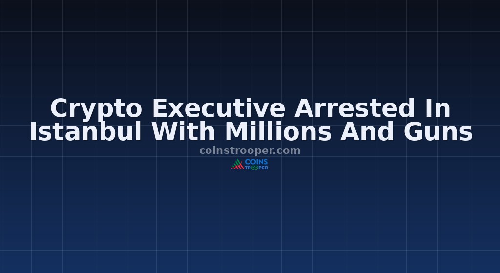 Crypto Executive Arrested In Istanbul With Millions And Guns