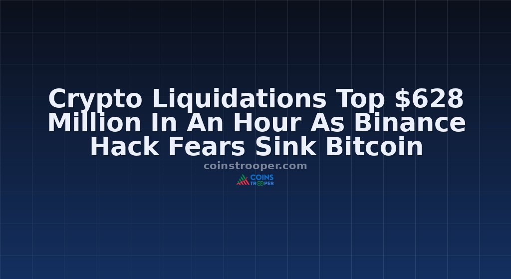 Crypto Liquidations Top $628 Million In An Hour As Binance Hack Fears Sink Bitcoin