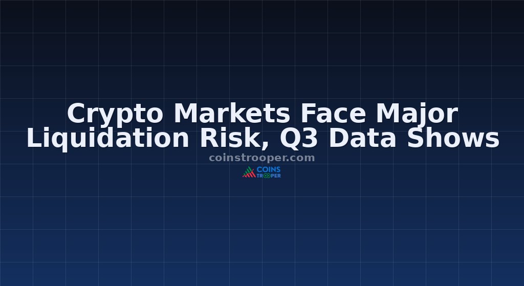 Crypto Markets Face Major Liquidation Risk, Q3 Data Shows