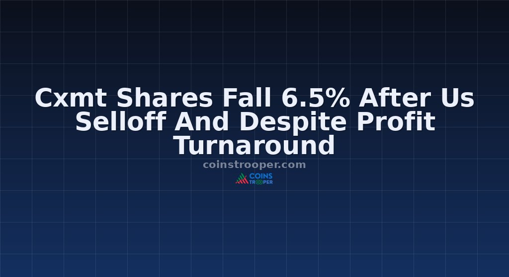 Cxmt Shares Fall 6.5% After Us Selloff And Despite Profit Turnaround
