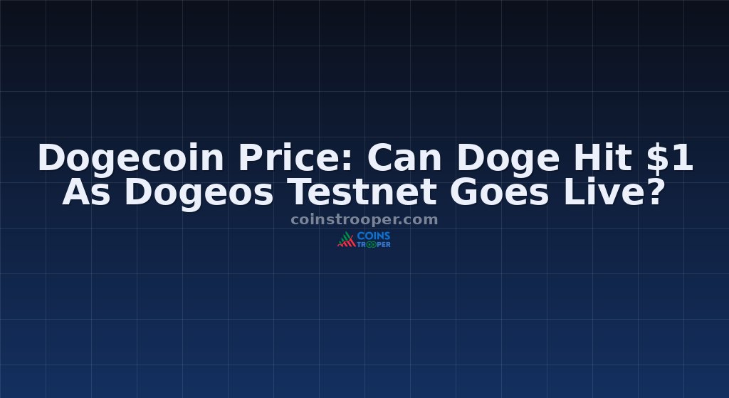 Dogecoin Price: Can Doge Hit $1 As Dogeos Testnet Goes Live?