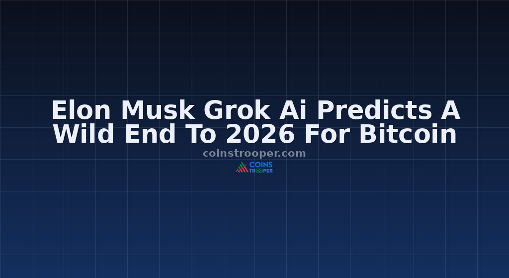 Elon Musk Grok Ai Predicts A Wild End To 2026 For Bitcoin
