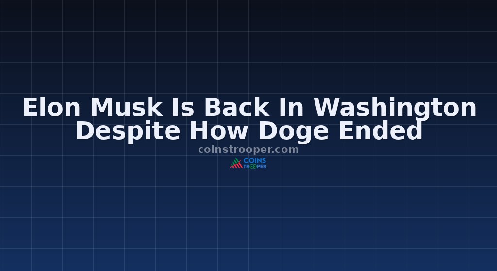 Elon Musk Is Back In Washington Despite How Doge Ended