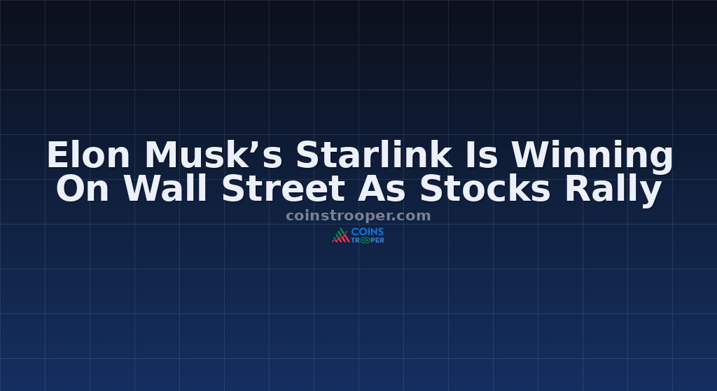 Elon Musk’s Starlink Is Winning On Wall Street As Stocks Rally