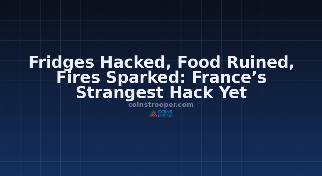 Fridges Hacked, Food Ruined, Fires Sparked: France’s Strangest Hack Yet