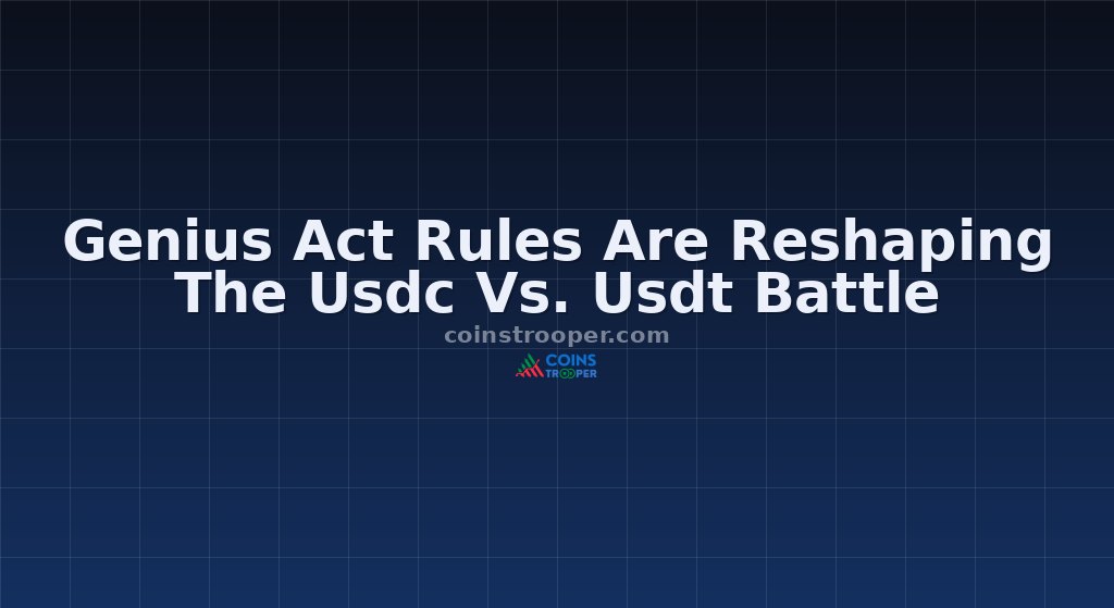 Genius Act Rules Are Reshaping The Usdc Vs. Usdt Battle