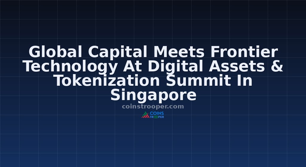 Global Capital Meets Frontier Technology At Digital Assets & Tokenization Summit In Singapore 