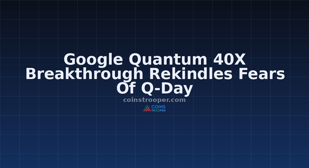 Google Quantum 40X Breakthrough Rekindles Fears Of Q-Day