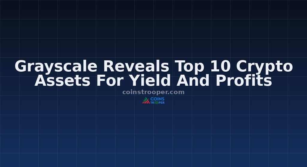 Grayscale Reveals Top 10 Crypto Assets For Yield And Profits