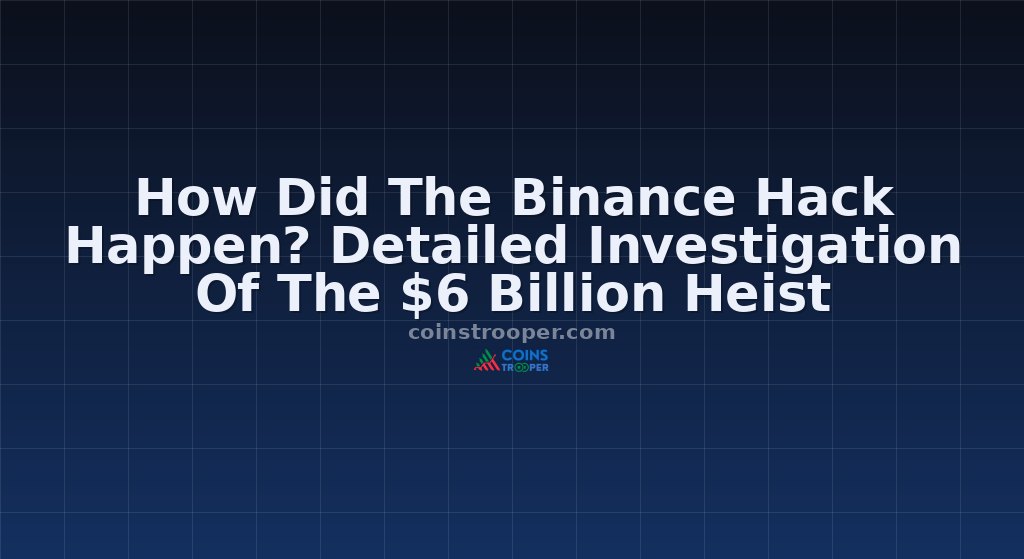 How Did The Binance Hack Happen? Detailed Investigation Of The $6 Billion Heist