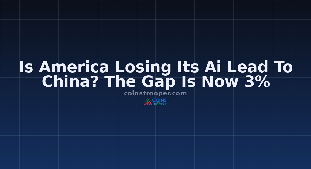 Is America Losing Its Ai Lead To China? The Gap Is Now 3%