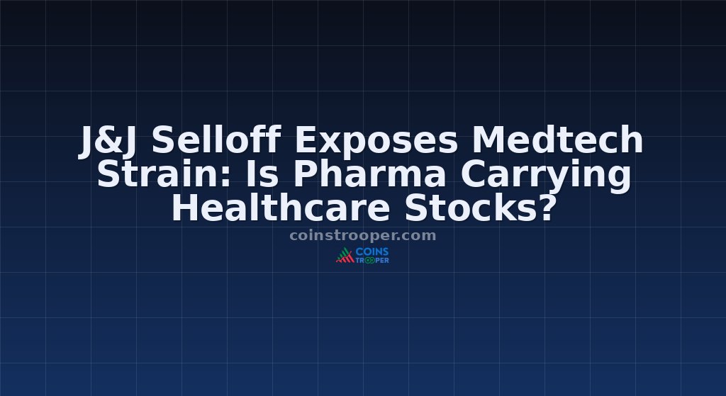 J&J Selloff Exposes Medtech Strain: Is Pharma Carrying Healthcare Stocks?