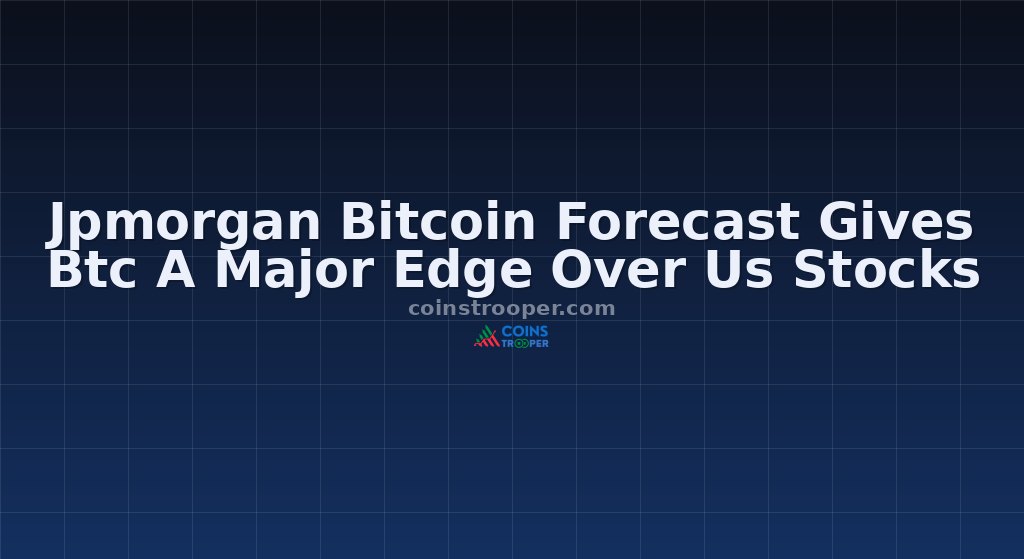Jpmorgan Bitcoin Forecast Gives Btc A Major Edge Over Us Stocks