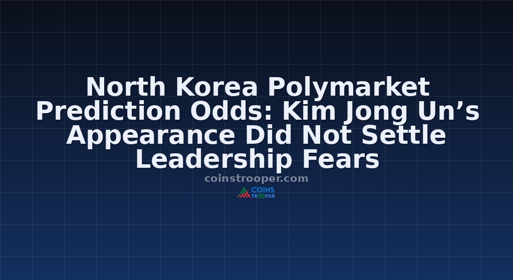 North Korea Polymarket Prediction Odds: Kim Jong Un’s Appearance Did Not Settle Leadership Fears