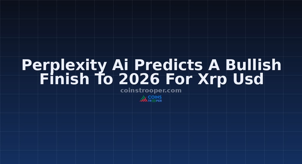 Perplexity Ai Predicts A Bullish Finish To 2026 For Xrp Usd
