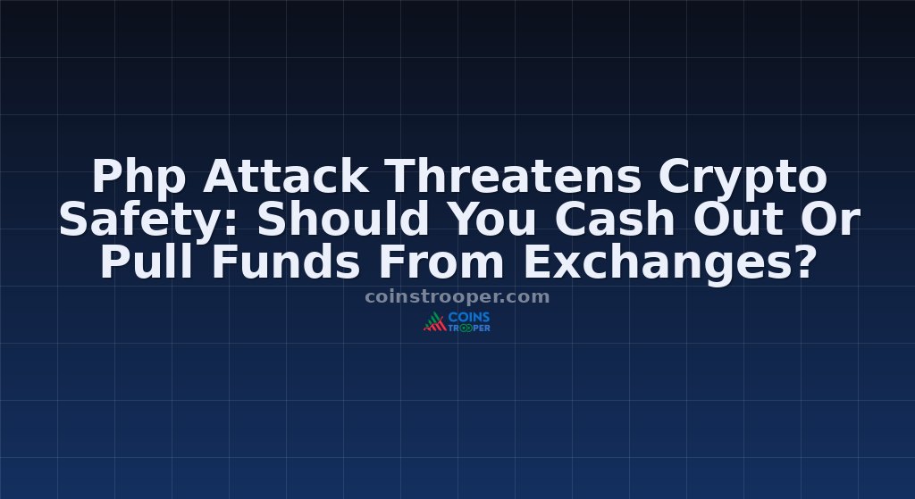 Php Attack Threatens Crypto Safety: Should You Cash Out Or Pull Funds From Exchanges?