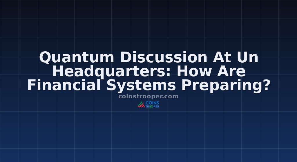 Quantum Discussion At Un Headquarters: How Are Financial Systems Preparing?