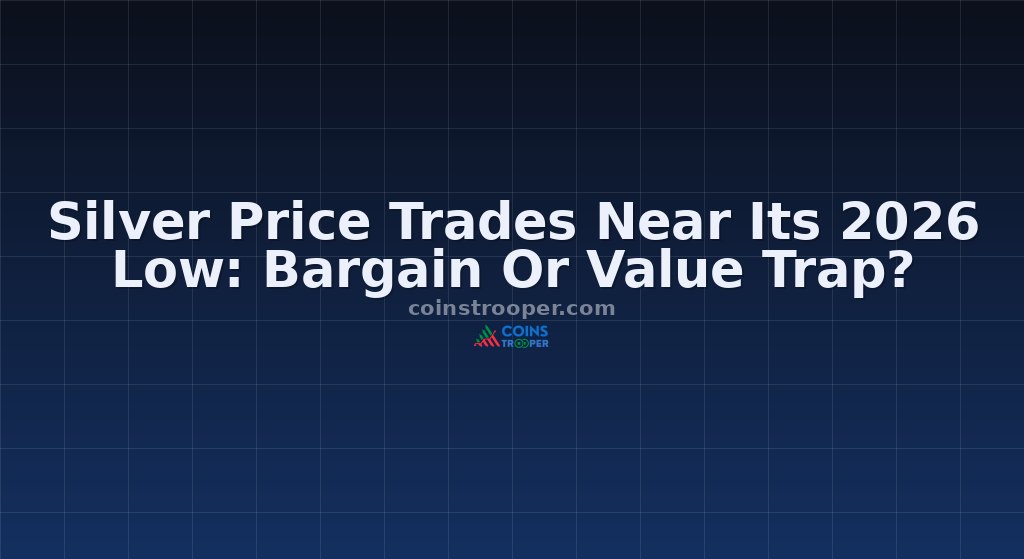 Silver Price Trades Near Its 2026 Low: Bargain Or Value Trap?