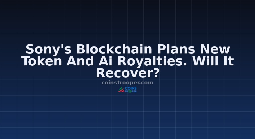 Sony's Blockchain Plans New Token And Ai Royalties. Will It Recover?