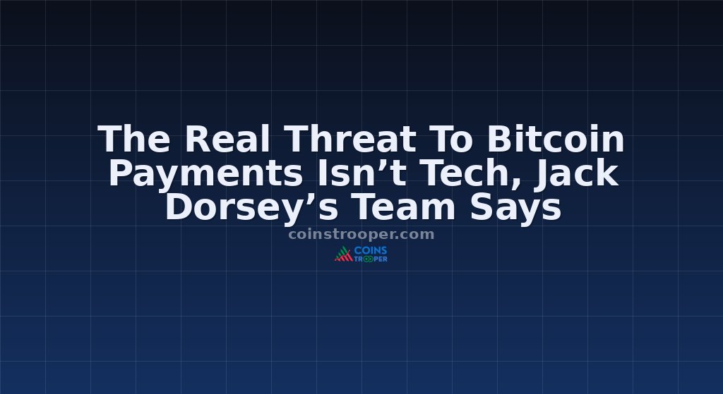 The Real Threat To Bitcoin Payments Isn’t Tech, Jack Dorsey’s Team Says