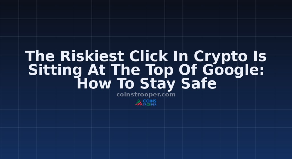 The Riskiest Click In Crypto Is Sitting At The Top Of Google: How To Stay Safe