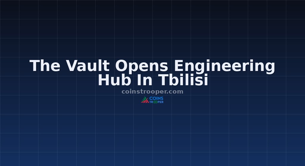 The Vault Opens Engineering Hub In Tbilisi