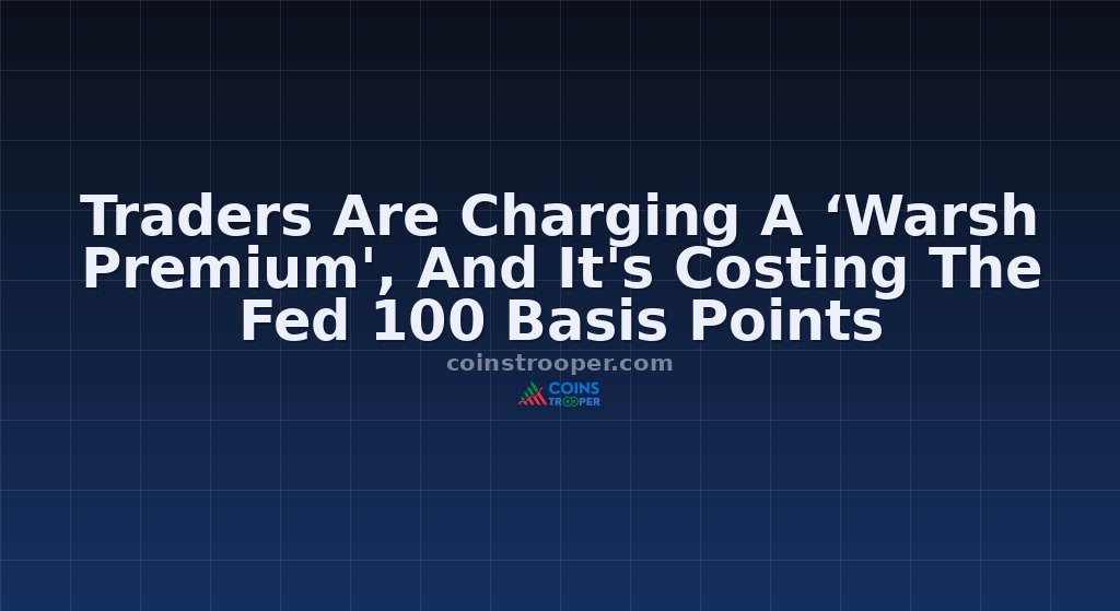 Traders Are Charging A ‘Warsh Premium', And It's Costing The Fed 100 Basis Points