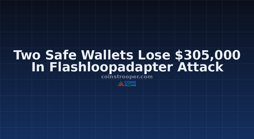Two Safe Wallets Lose $305,000 In Flashloopadapter Attack